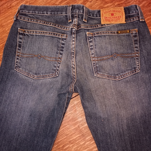 Lucky Brand Denim - Womans Luck Brand Dungaree Jeans  Mid Rise Flare S